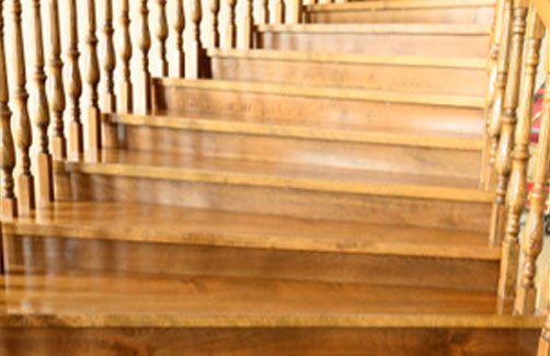 Carpintería Ballesteros escalera de madera
